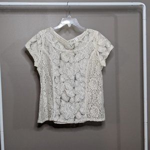 Lauren Conrad Cream Top
